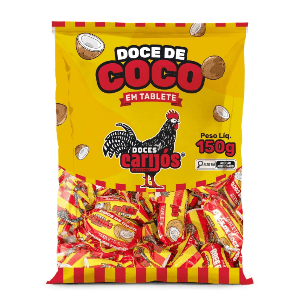 Doce De Coco Carijós Tablete 150g